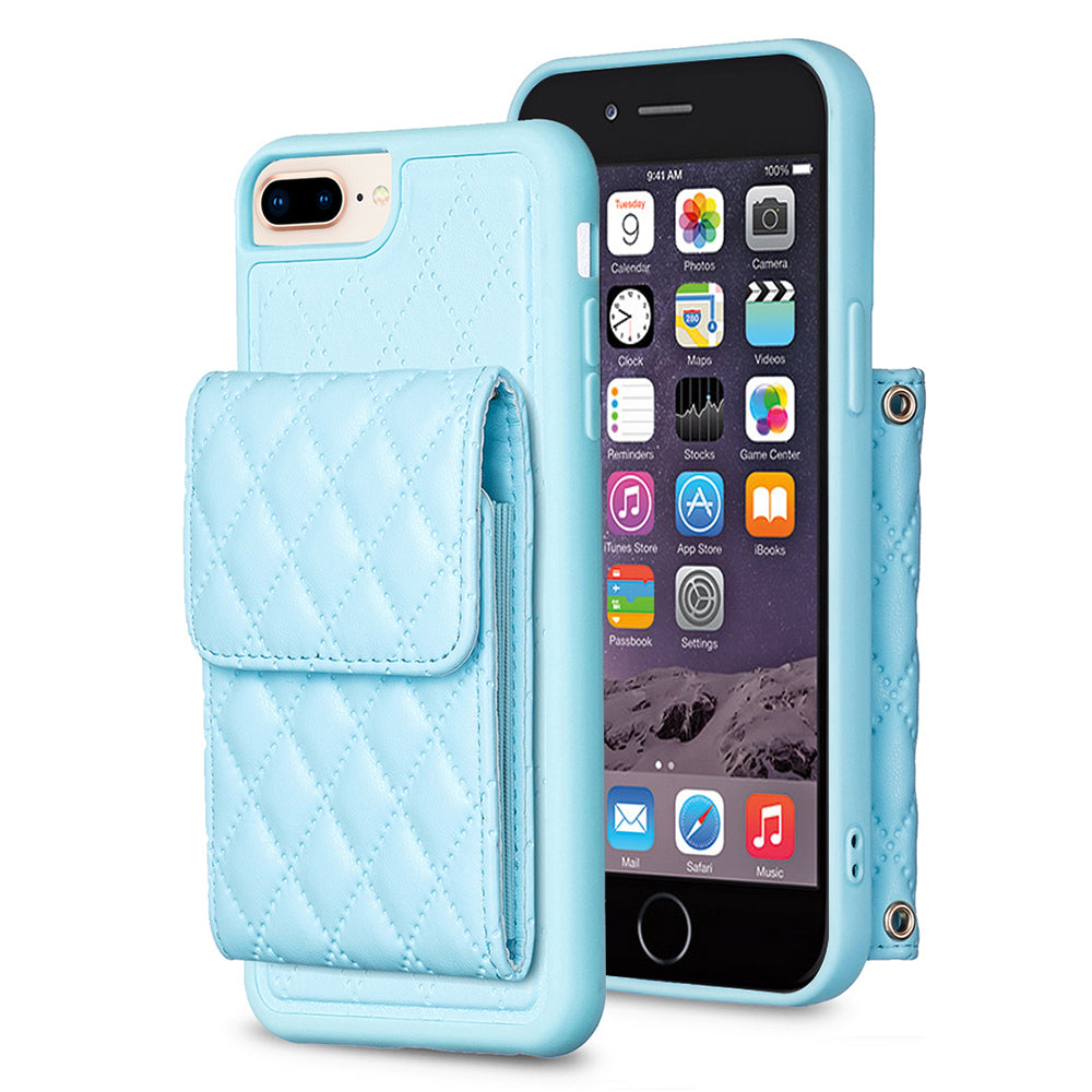 BF22-Style For iPhone 6 Plus 6s Plus 7 Plus 8 Plus Kickstand Leather+TPU Case Card Holder Phone Cover BF22-Style For iPhone 6 Plus 6s Plus 7 Plus 8 Plus Kickstand Leather+TPU Case Card Holder Phone Cover